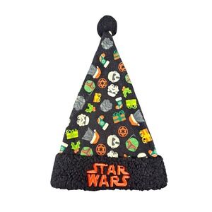 2020 Disney Star Wars Christmas Holiday Adult Santa Hat - Darth Vader Boba Fett